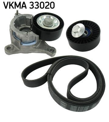 Kit de courroie d'accessoire (Courroie d’alternateur) SKF ref. VKMA 33020